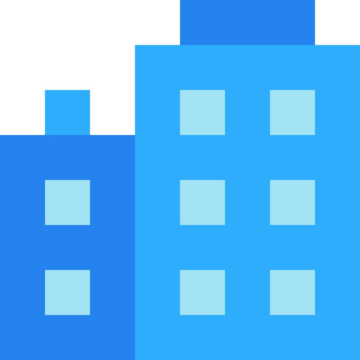 tiny color style grattacieli icon