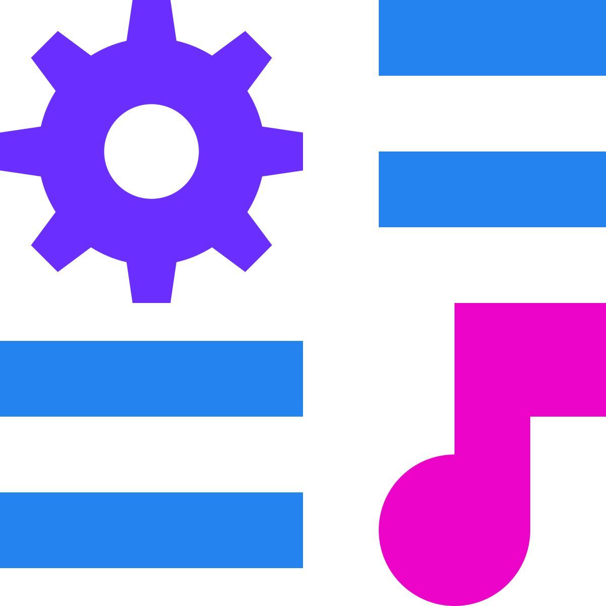 tiny color style 智能播放列表 icon
