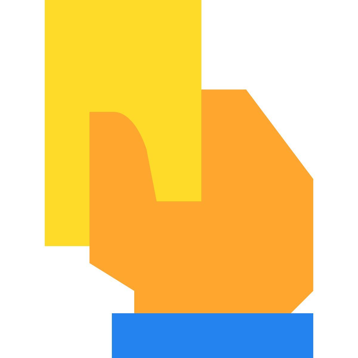 tiny color style cartellino giallo calcio icon