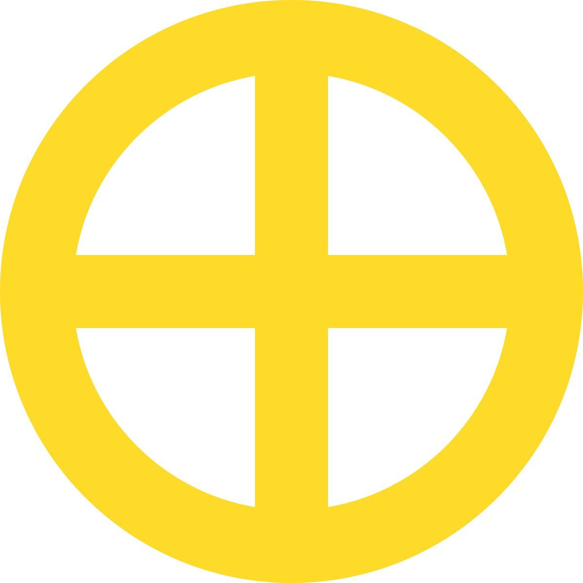 tiny color style croce solare icon