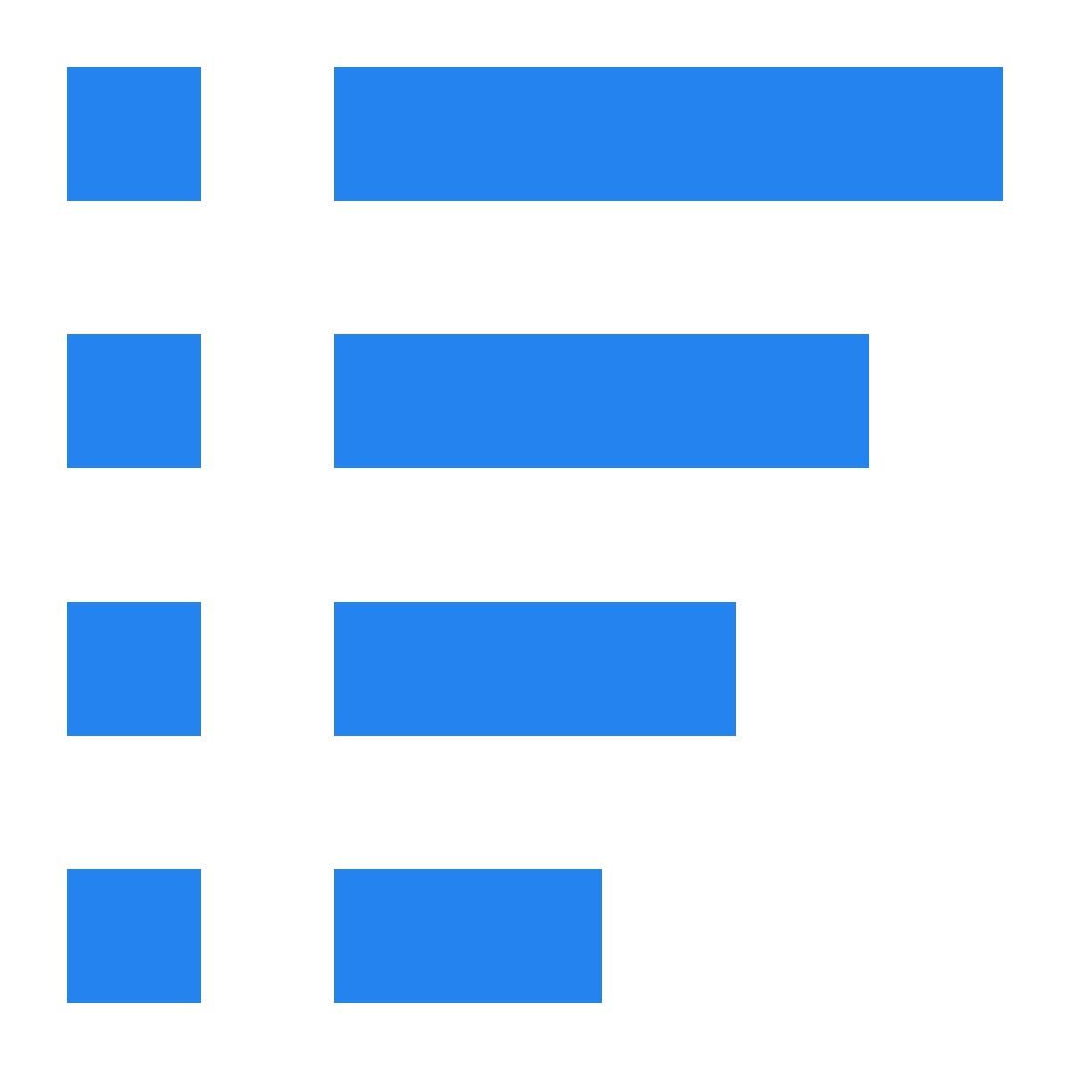 tiny color style sorting icon