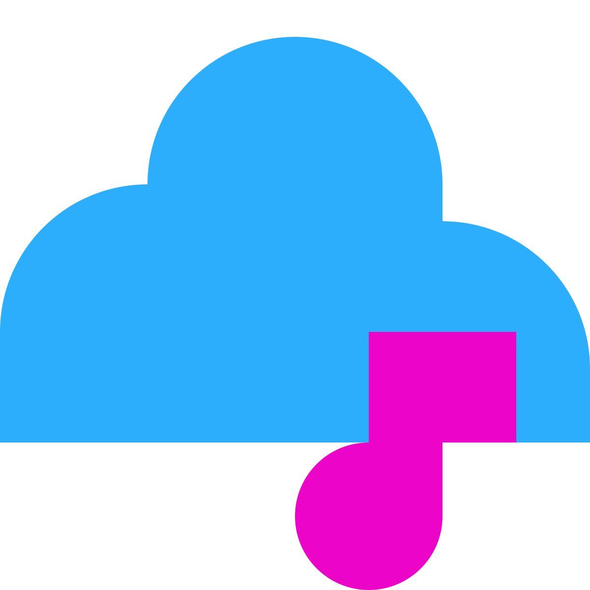 tiny color style サウンドクラウド icon