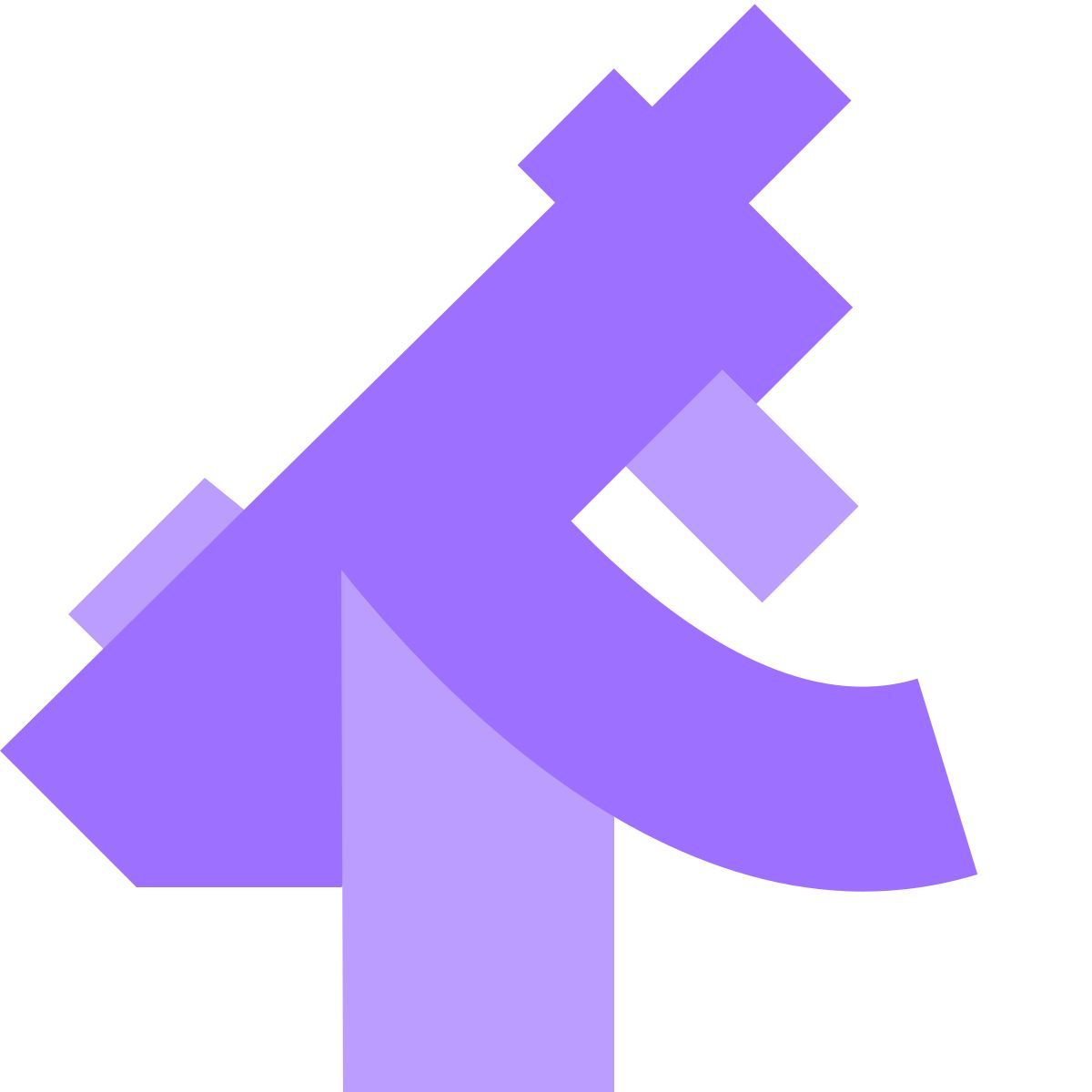 tiny color style submachine gun icon