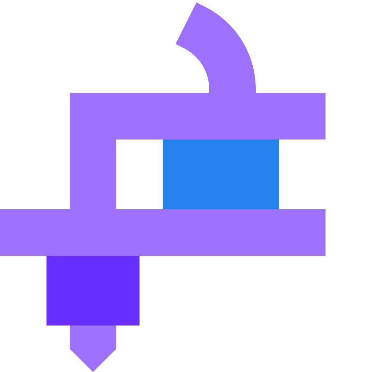 tiny color style tätowiermaschine icon