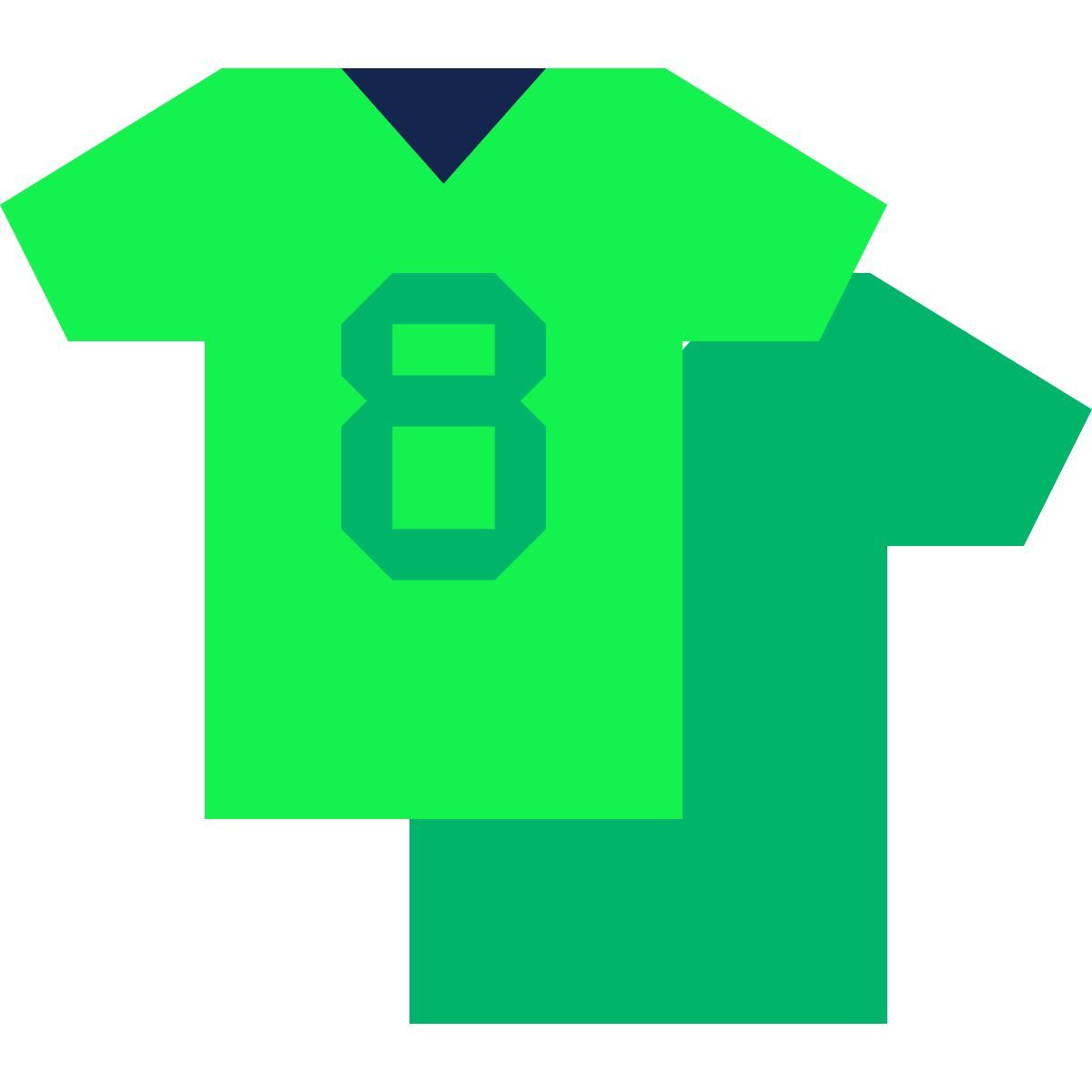 tiny color style sports teams icon