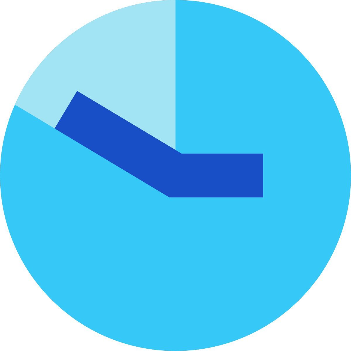 tiny color style time span icon