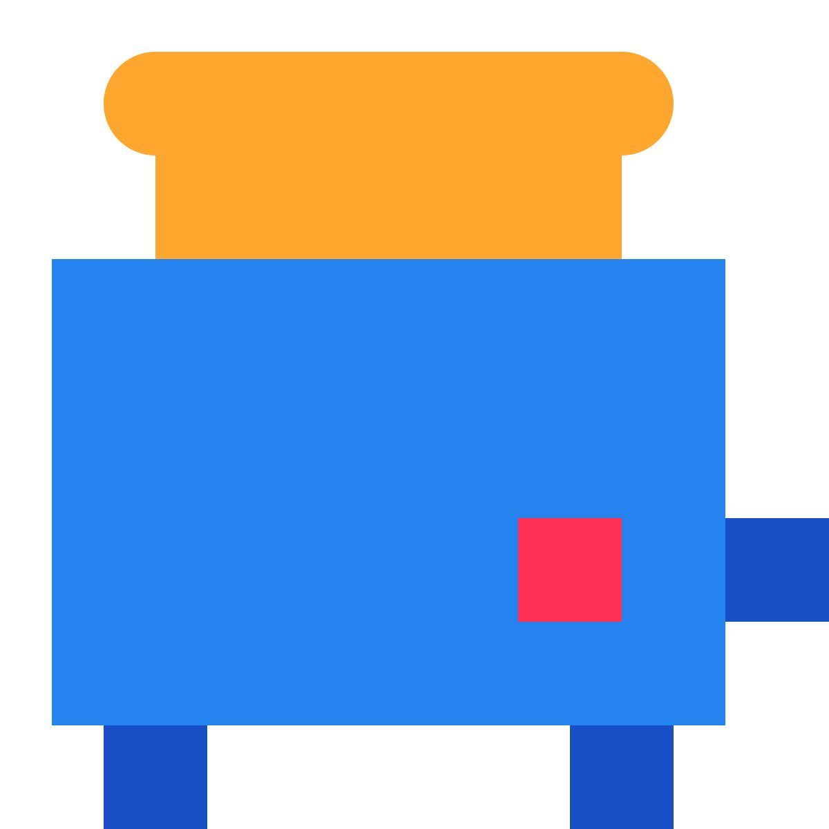 tiny color style тостер icon
