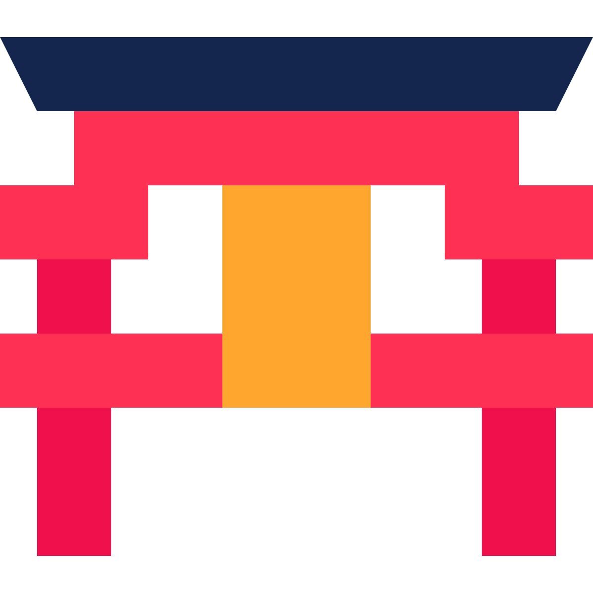 tiny color style 도리이 icon