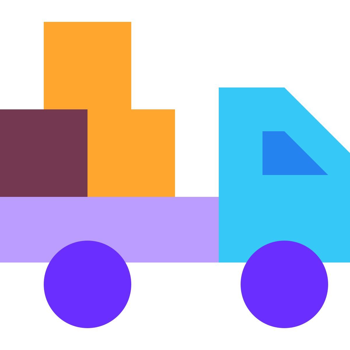 tiny color style peso del camion carga maxima icon