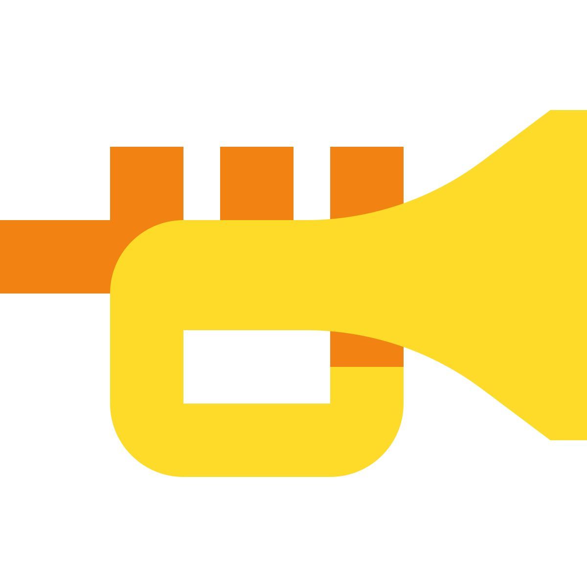 tiny color style trompeta icon