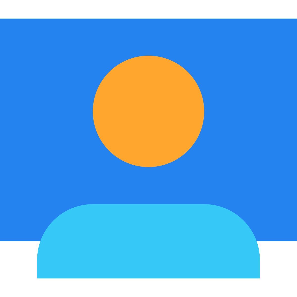 tiny color style 在电脑前 icon