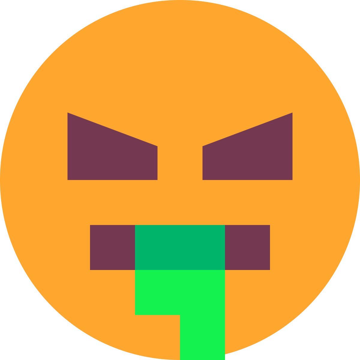 tiny color style vomited icon