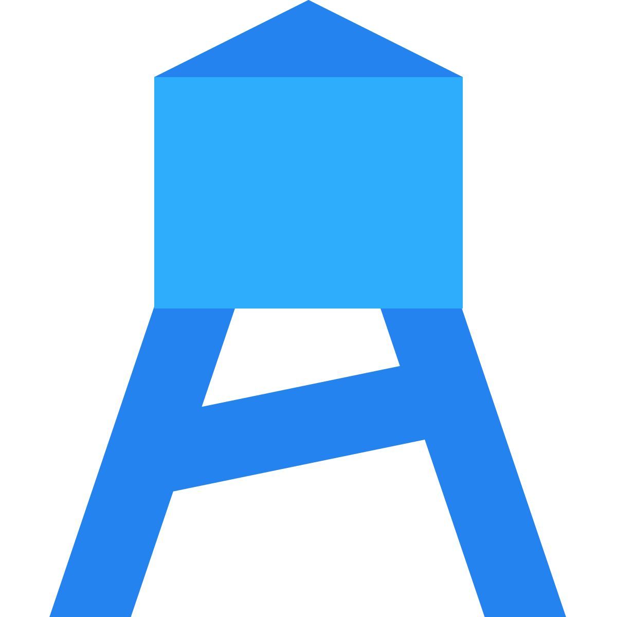 tiny color style wasserturm icon
