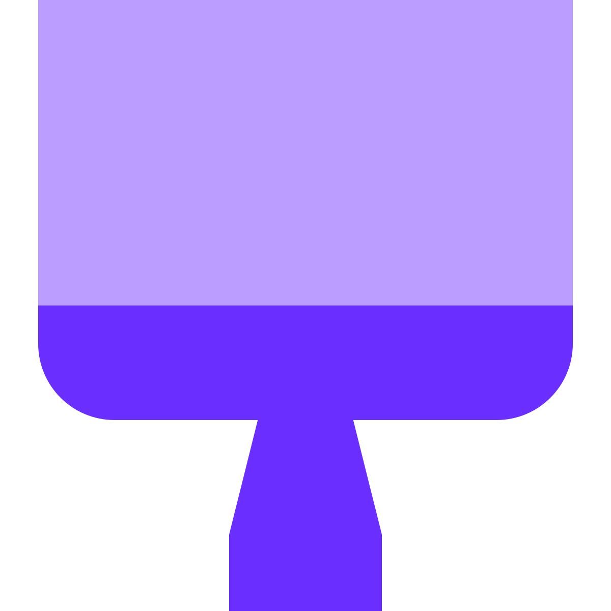 icon espátula ancha tiny color estilo