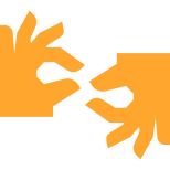 Sign Language icon in Tiny Color Style