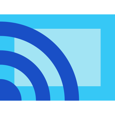 Chromecast Cast Button icon in Tiny Color Style