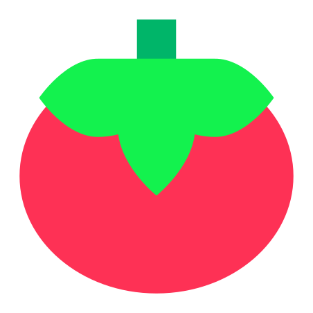 Tomato icon in Tiny Color Style