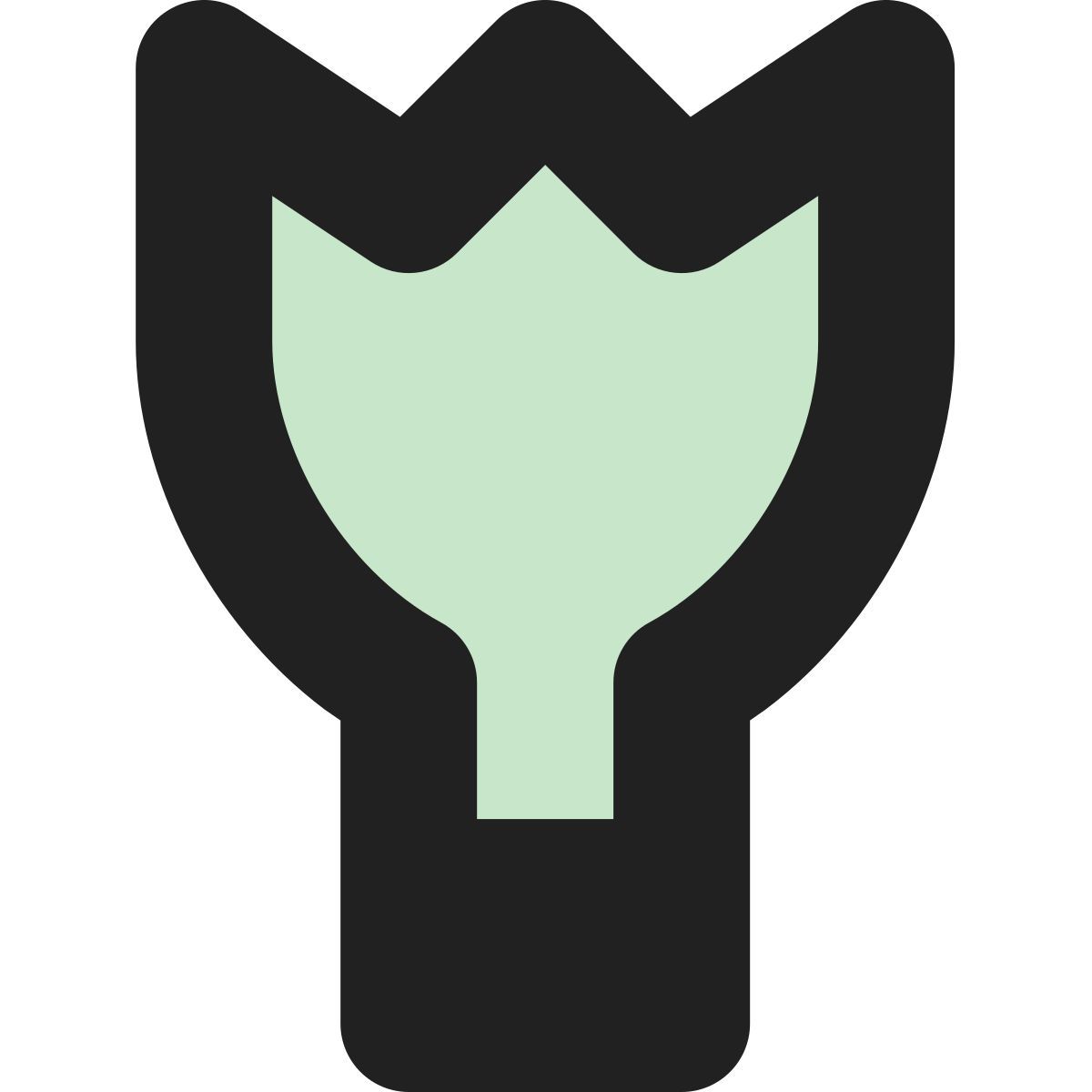 tiny bold color style botella rota icon