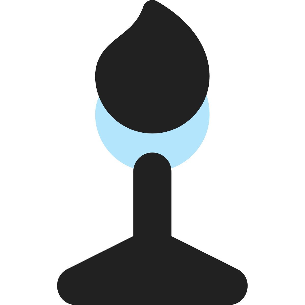 tiny bold color style 분젠버너 icon