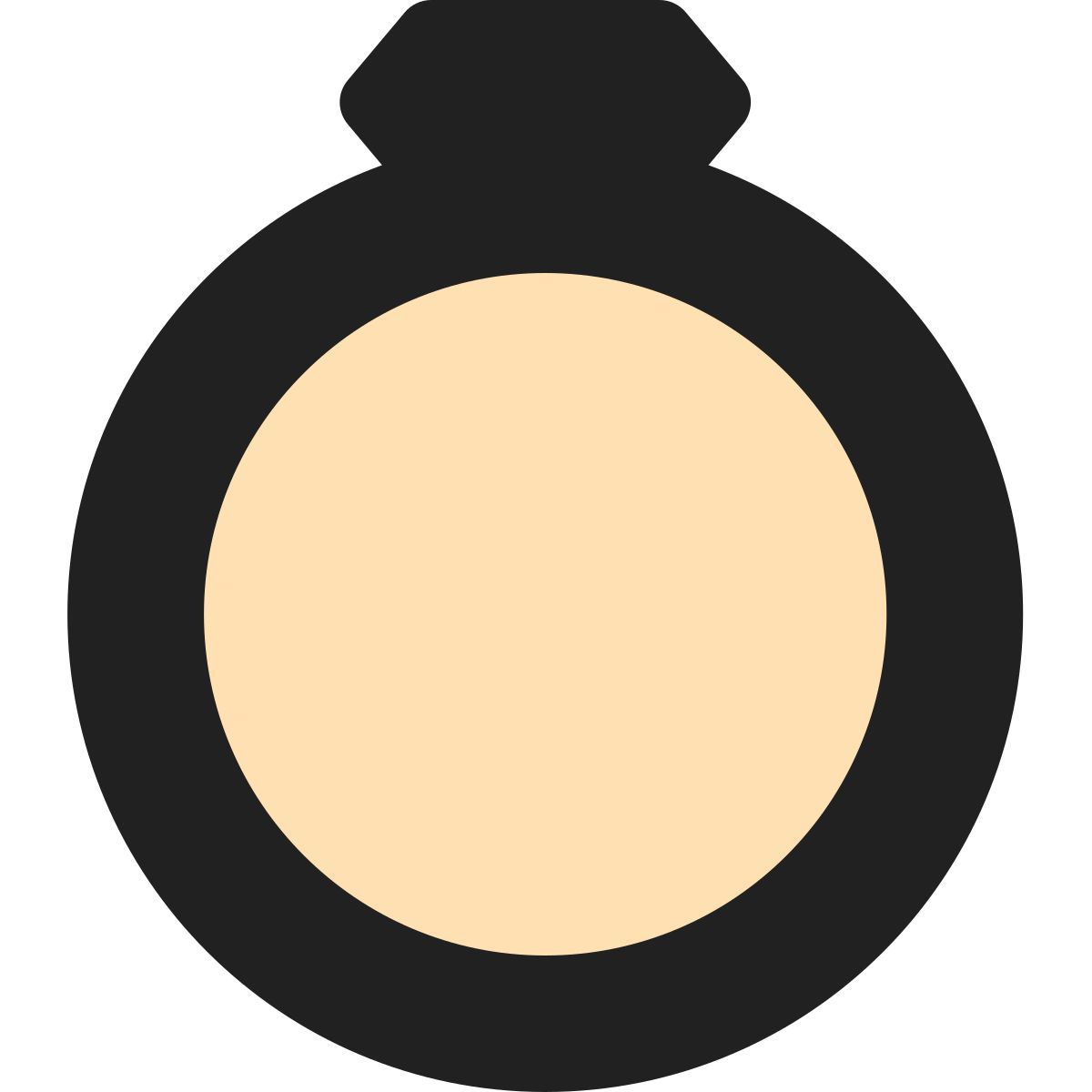 tiny bold color style 다이아몬드 반지 icon