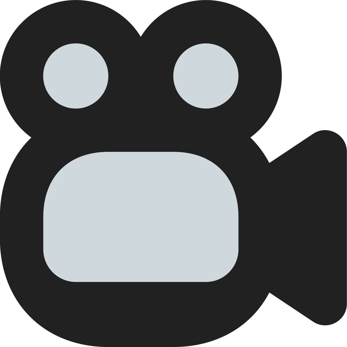 tiny bold color style documentario icon