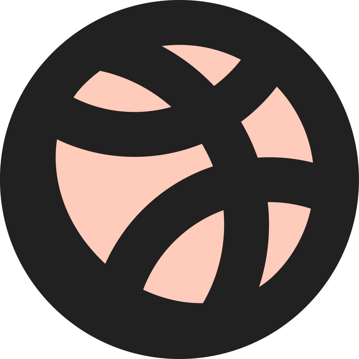 tiny bold color style dribbble icon