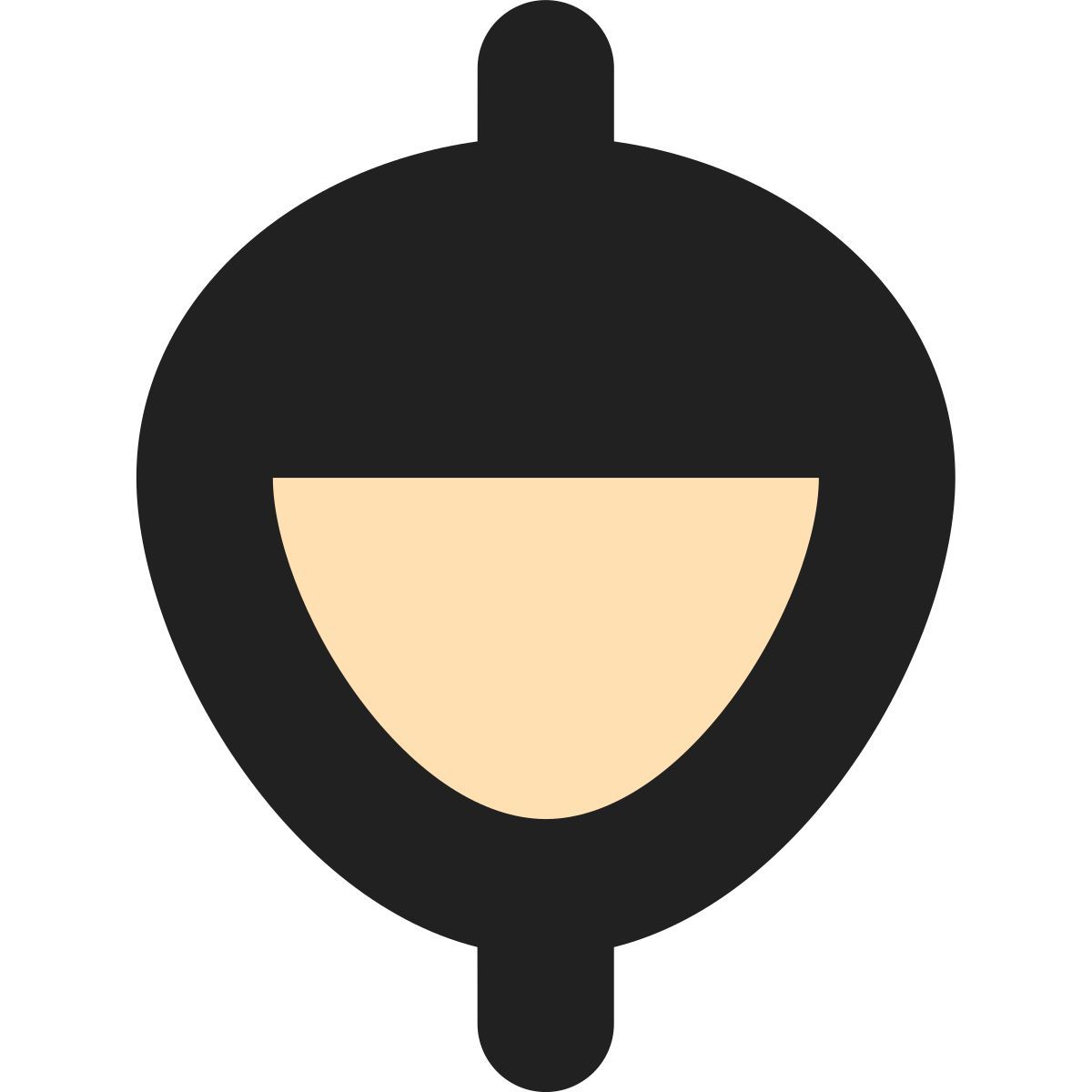 tiny bold color style fishing icon