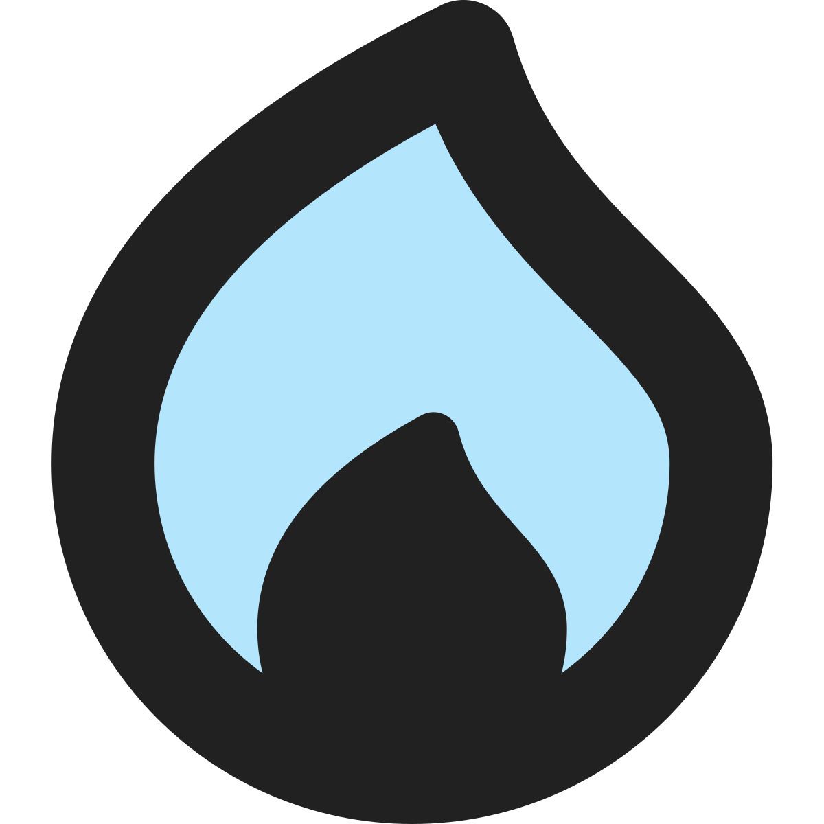 tiny bold color style gas icon