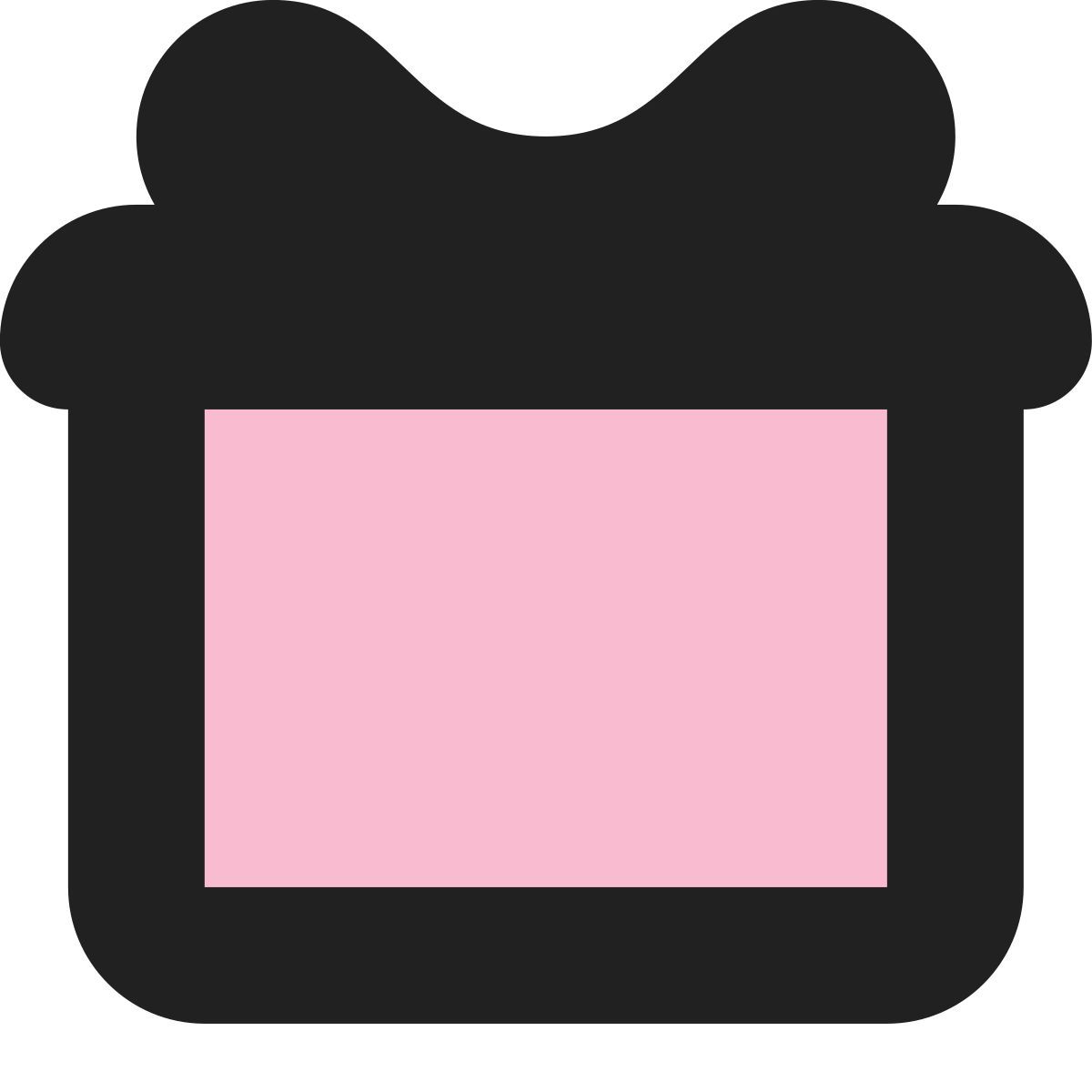 tiny bold color style regalo icon