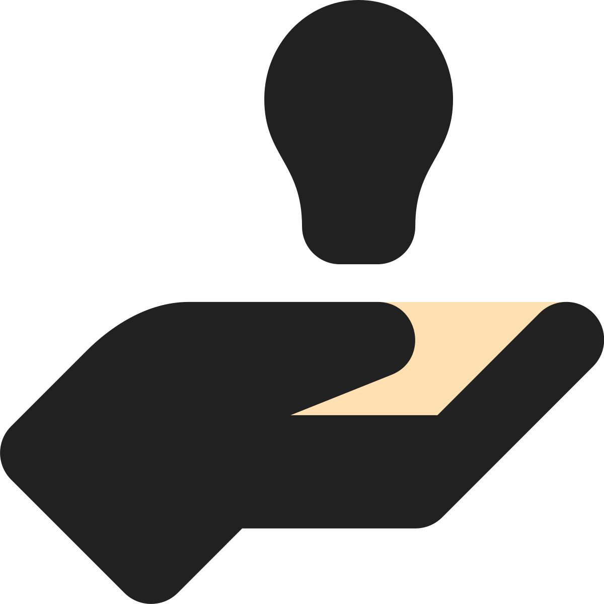 tiny bold color style partage d’idée icon