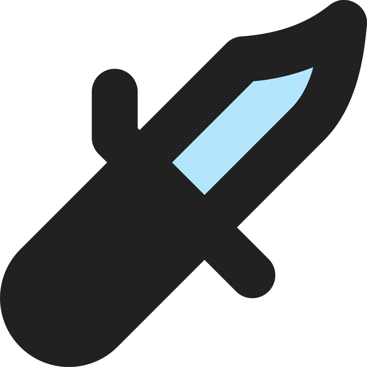 tiny bold color style army knife icon