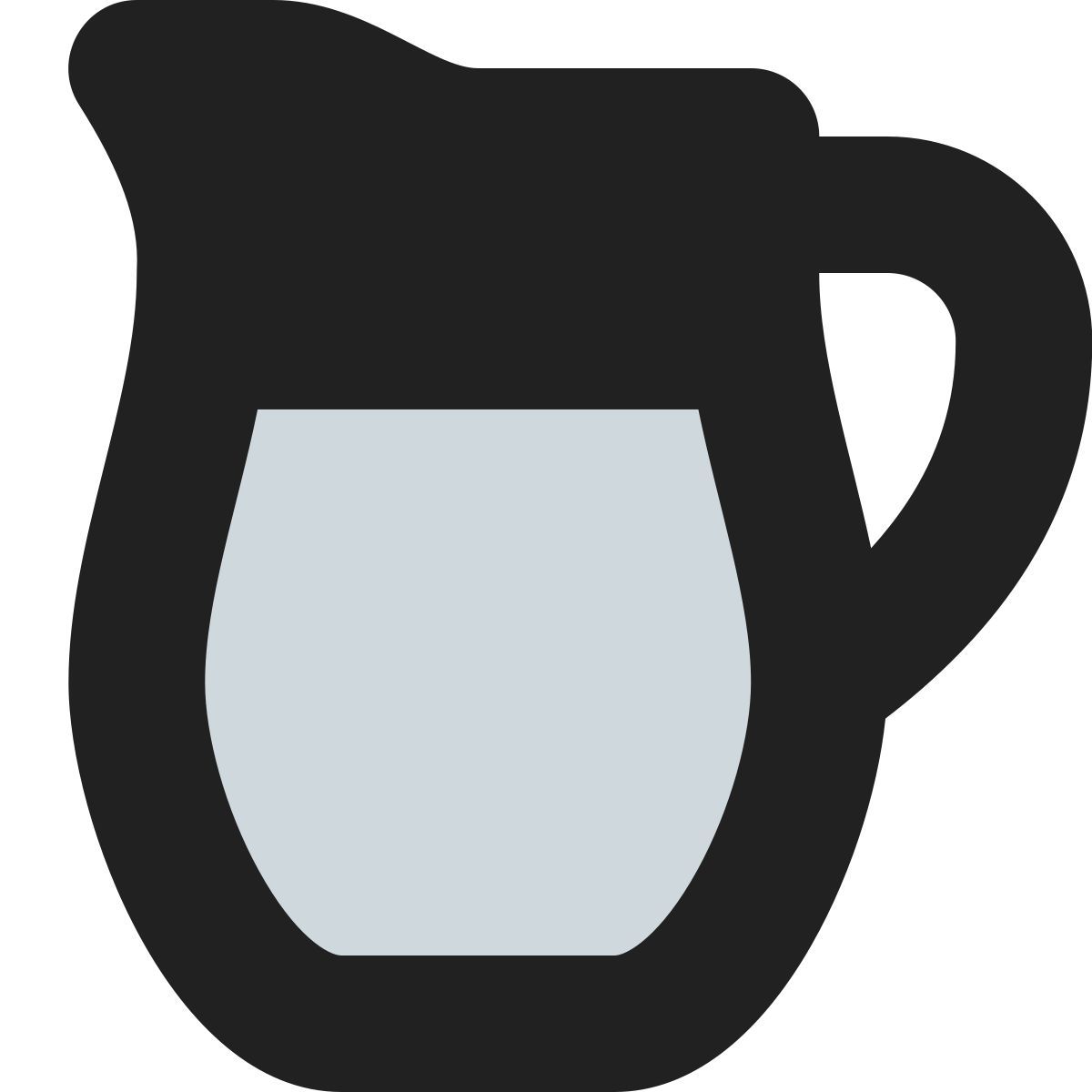 tiny bold color style 牛奶 icon