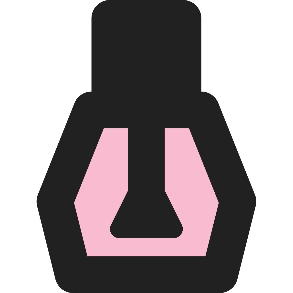 tiny bold color style 指甲油 icon