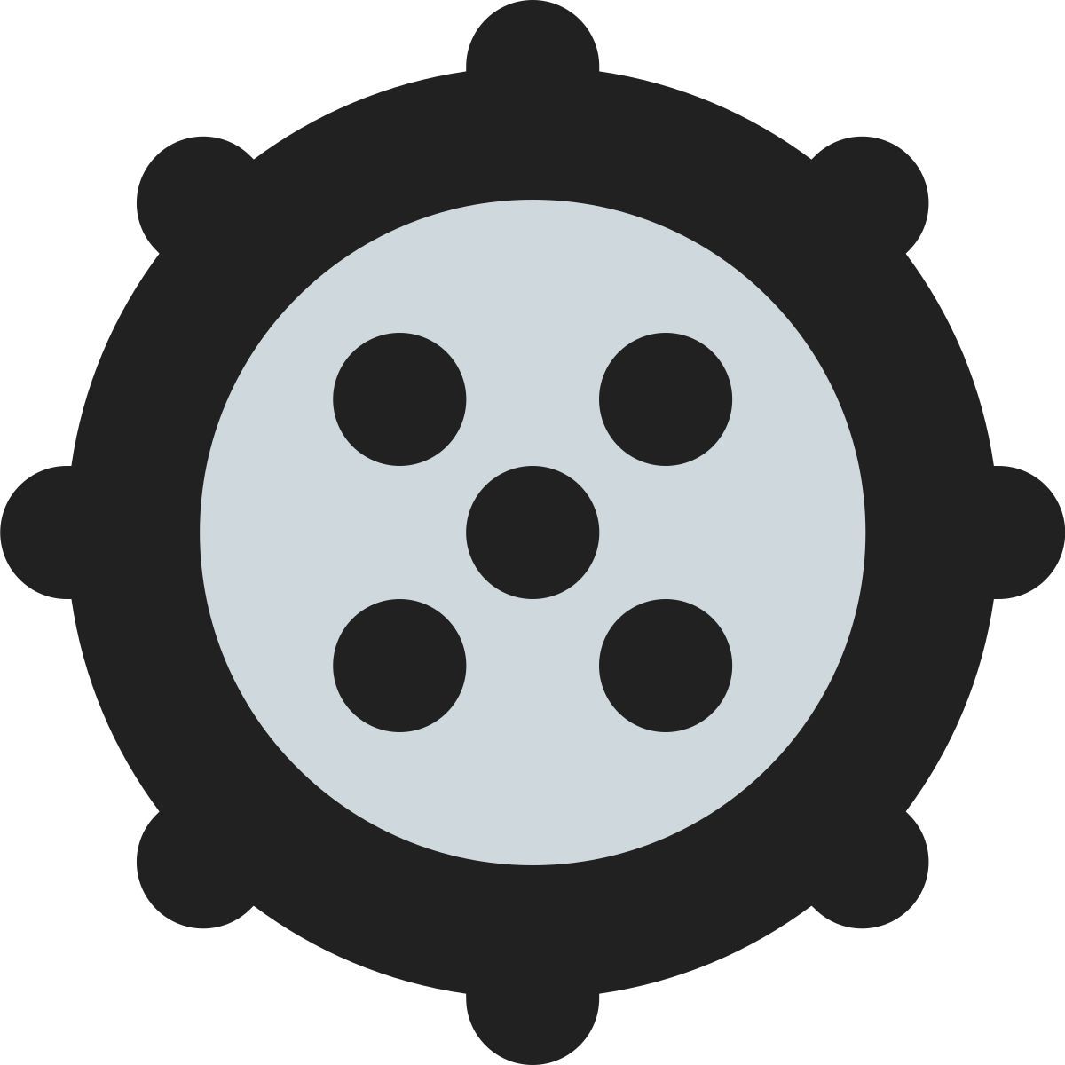 tiny bold color style miene icon