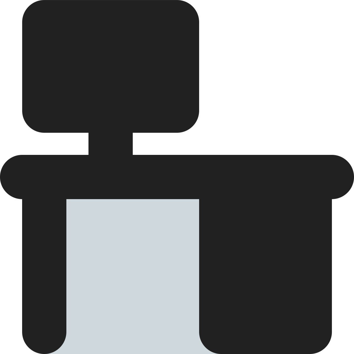 tiny bold color style ufficio icon