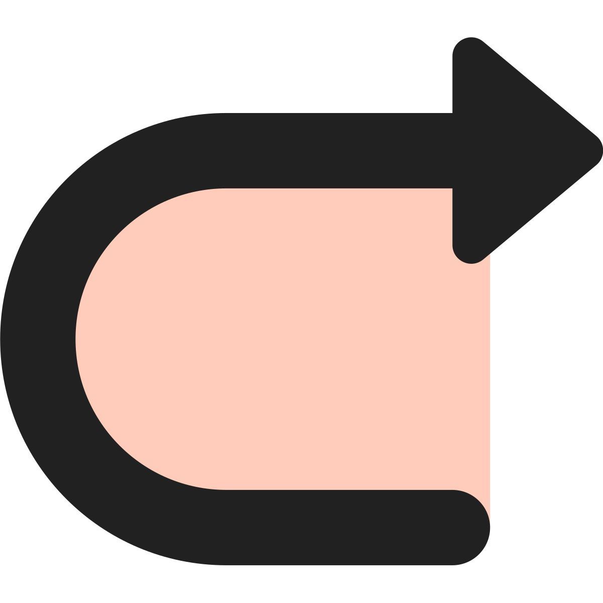 tiny bold color style rehacer icon