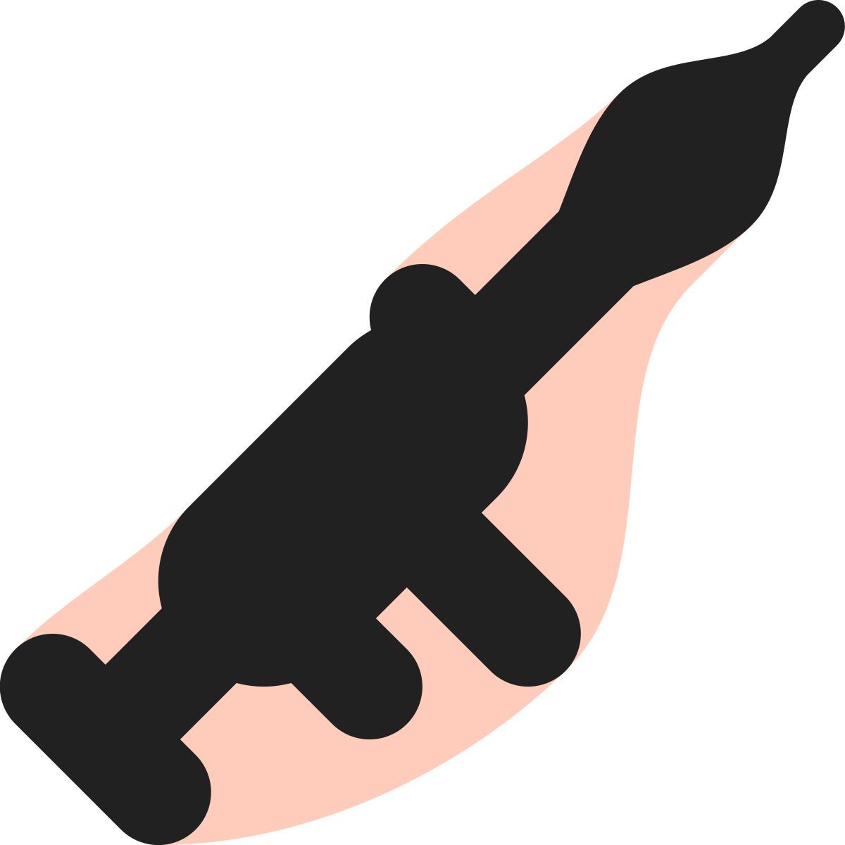 tiny bold color style bazooka icon