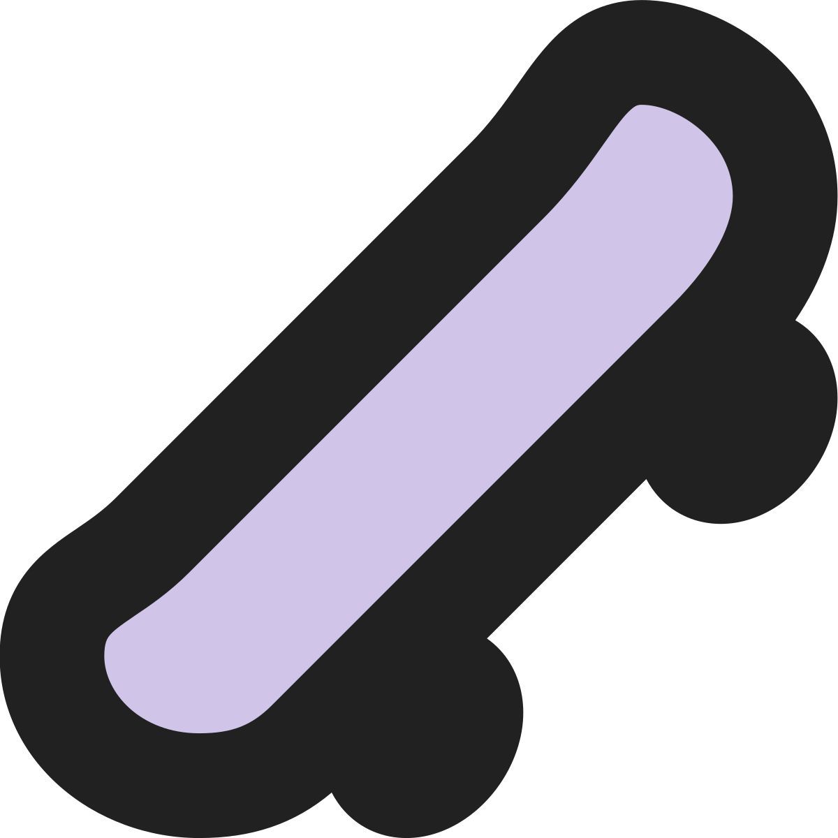 tiny bold color style skateboard icon