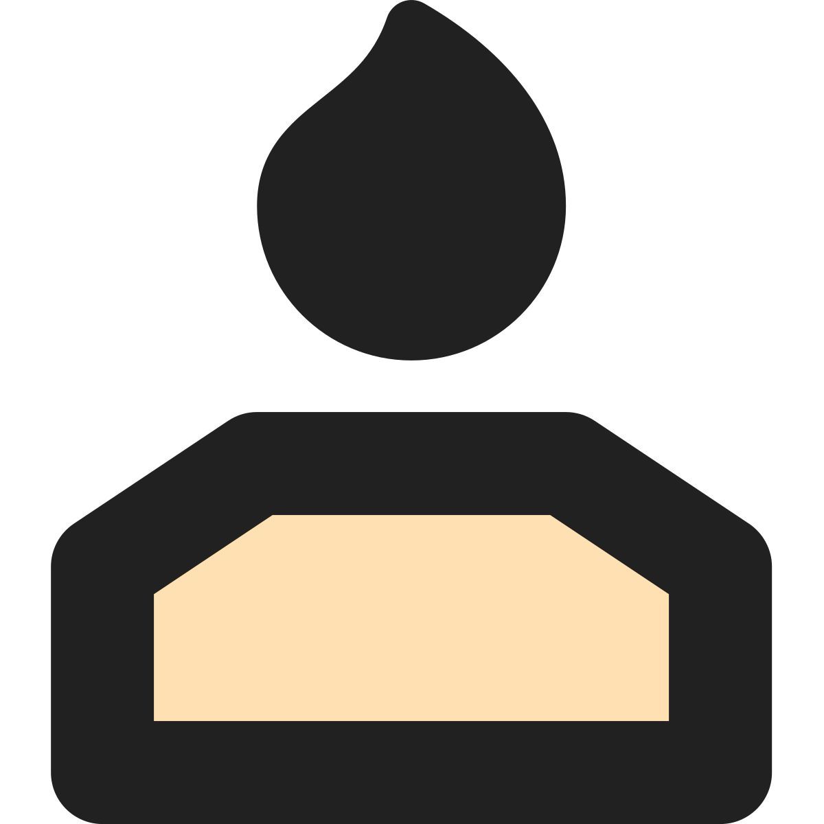 tiny bold color style 温泉蜡烛 icon