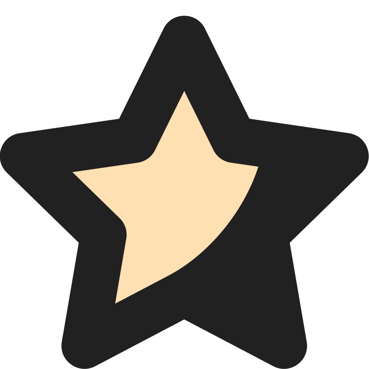 tiny bold color style estrella icon