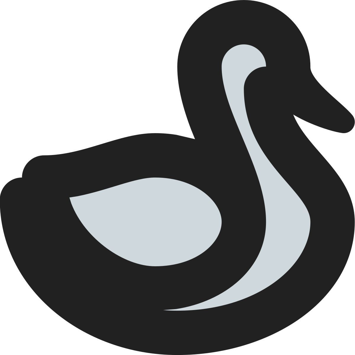 tiny bold color style schwan icon