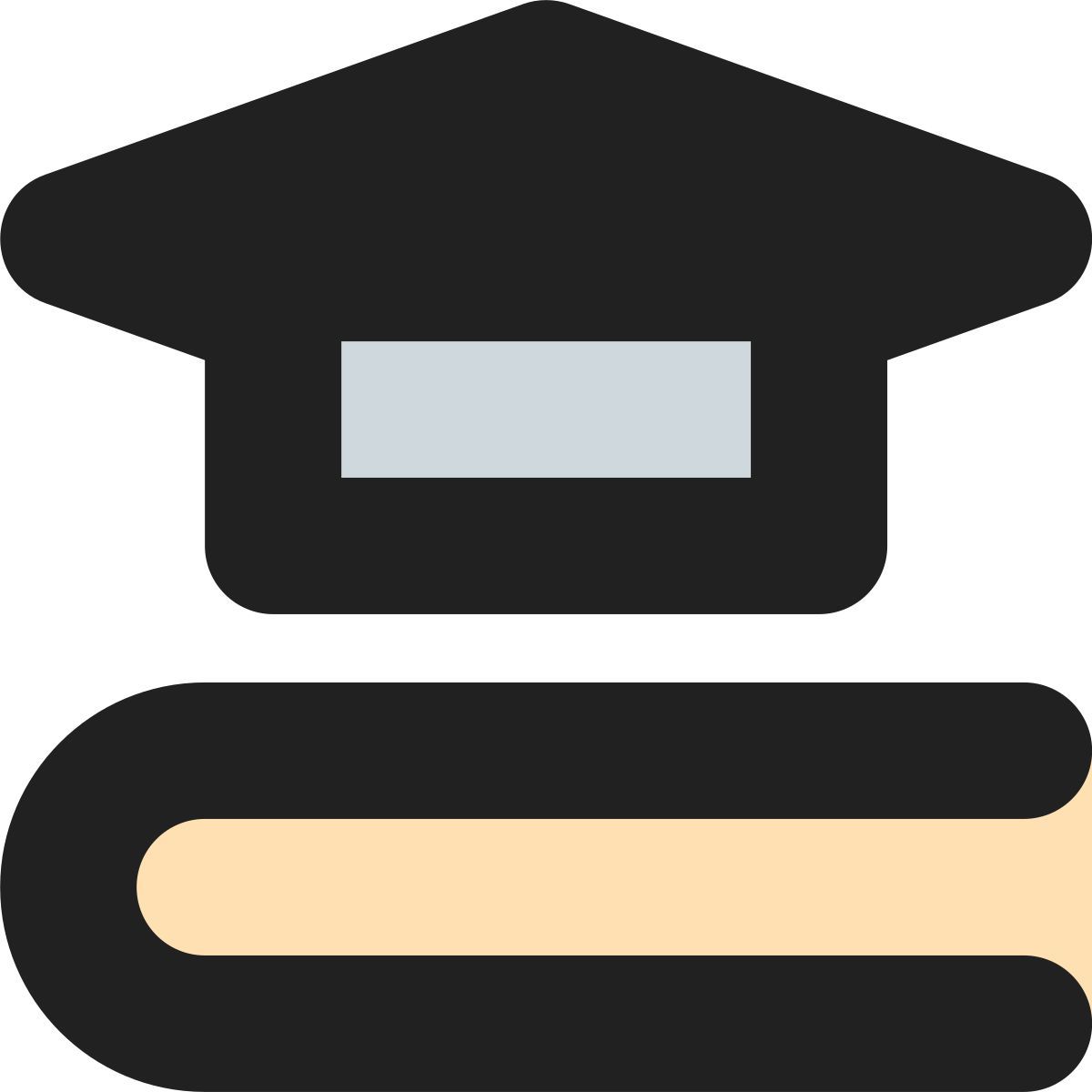 tiny bold color style insegnamento icon