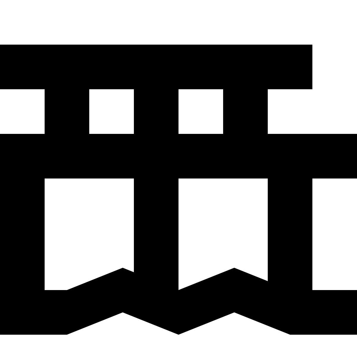 tiny glyph style   码头 icon