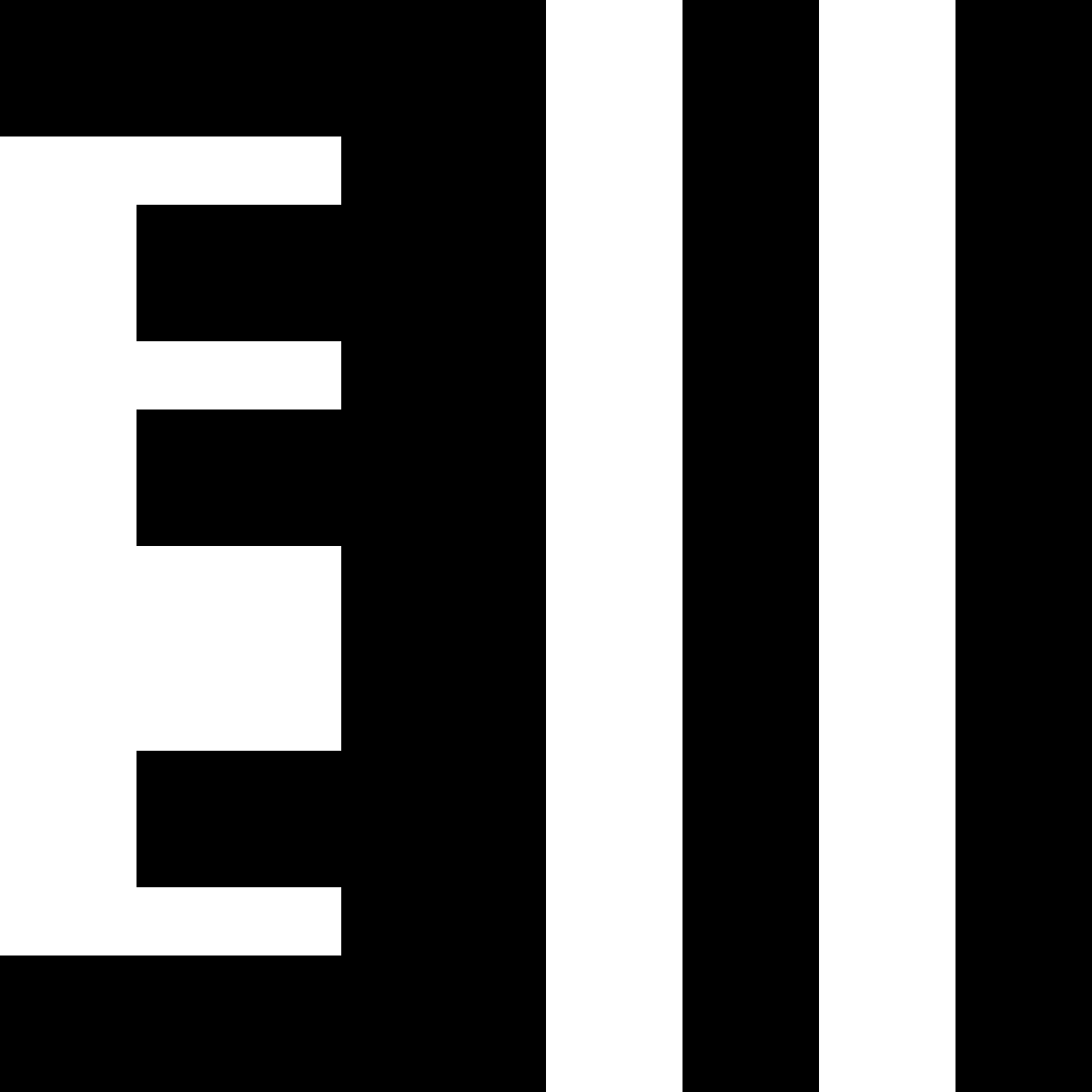tiny glyph style accordion icon
