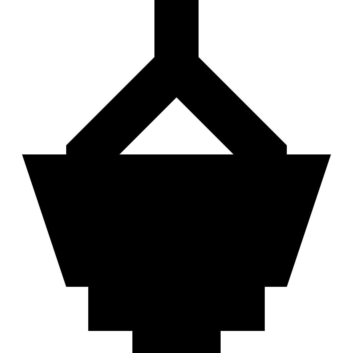 tiny glyph style 航空交通管制塔 icon