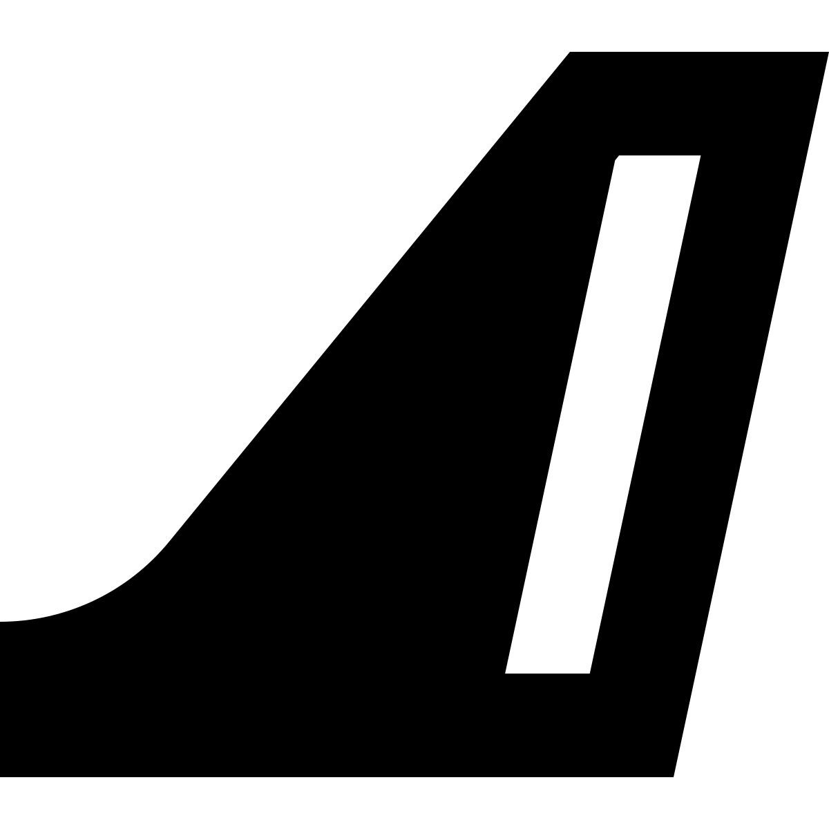 tiny glyph style aileron d'avion icon