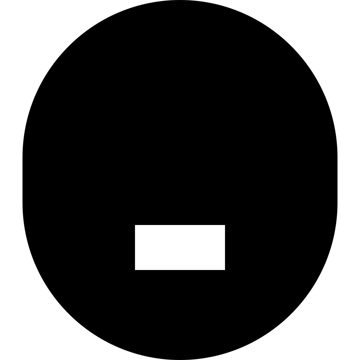 tiny glyph style 窓の空いた飛行機窓 icon