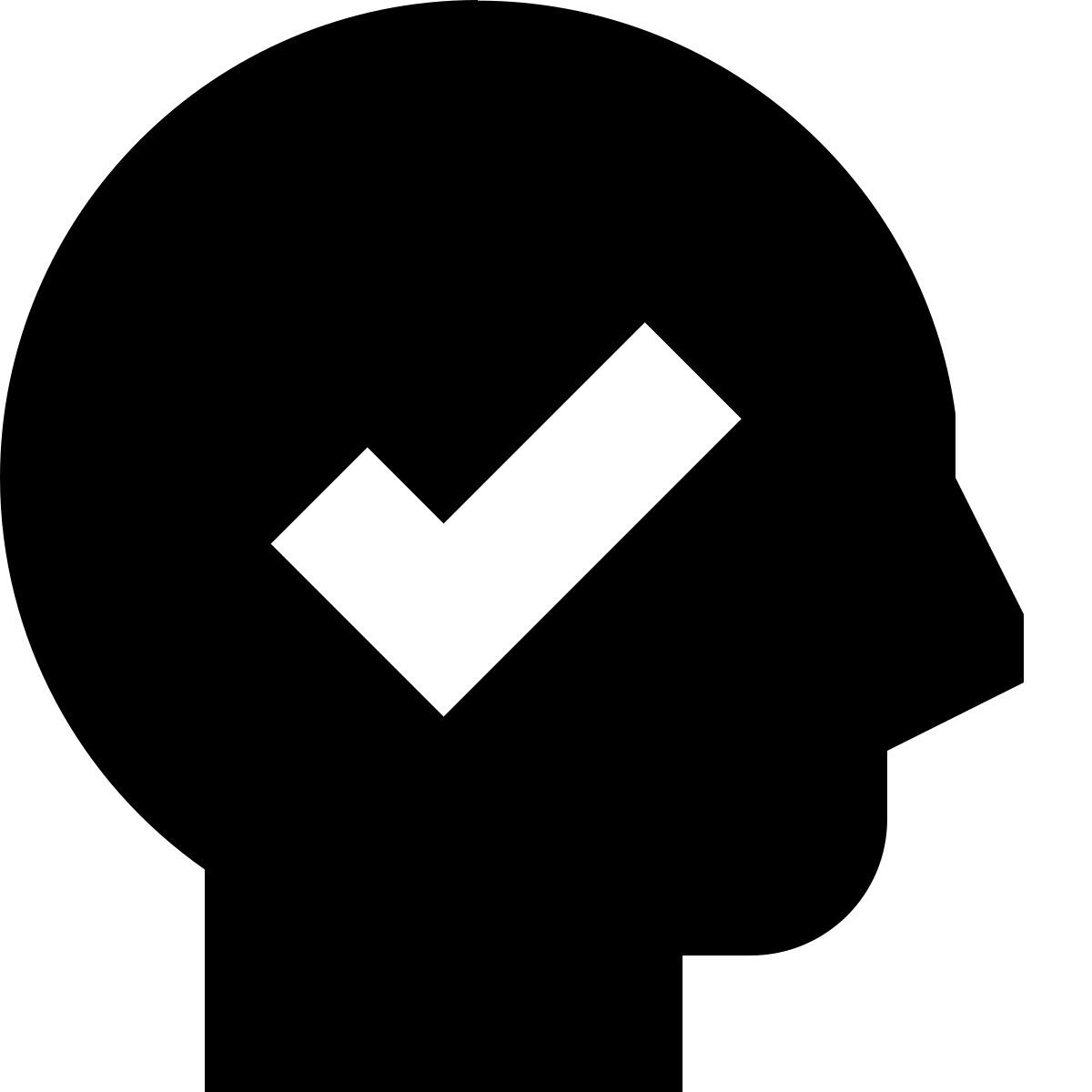 tiny glyph style 承認します icon