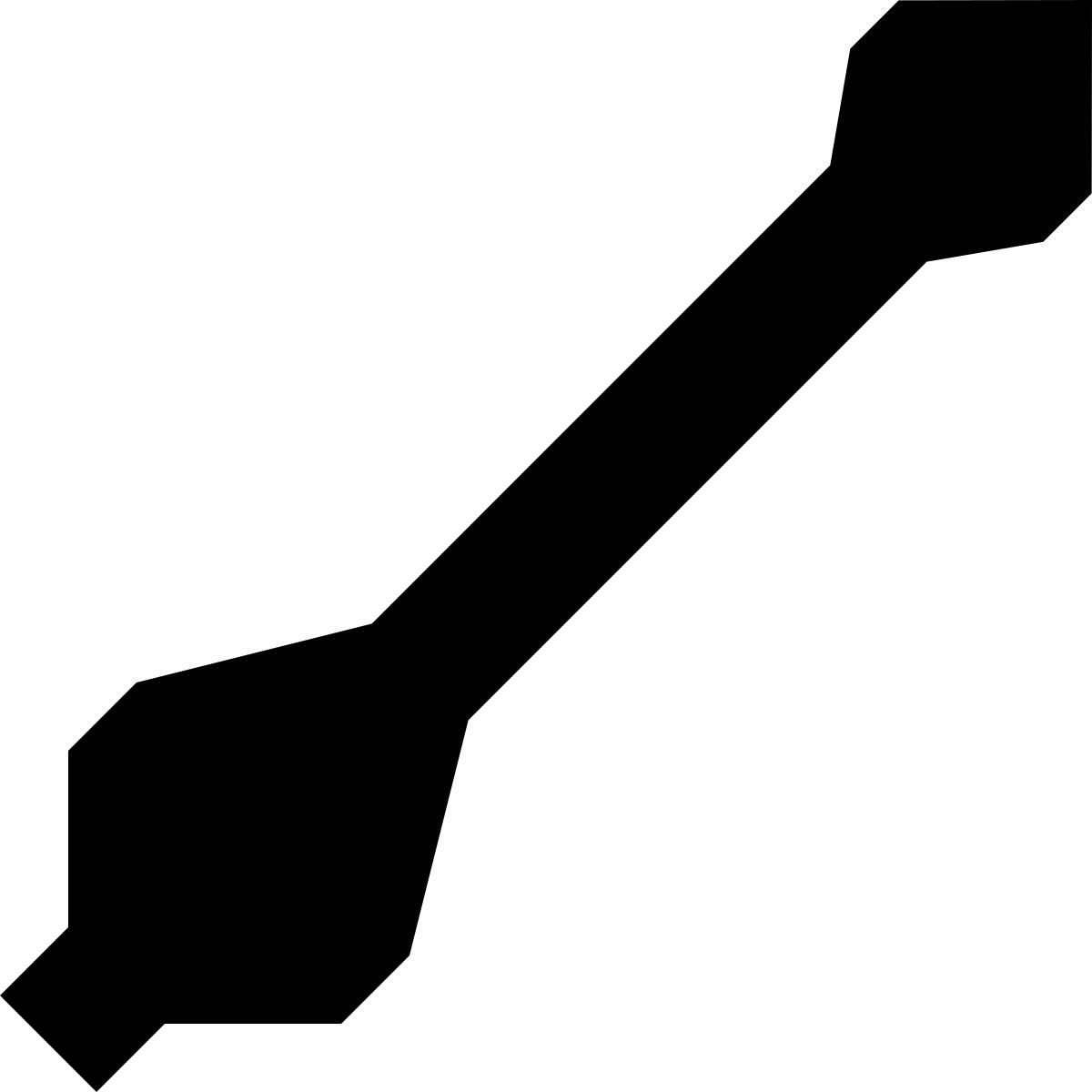 tiny glyph style archers arrow icon