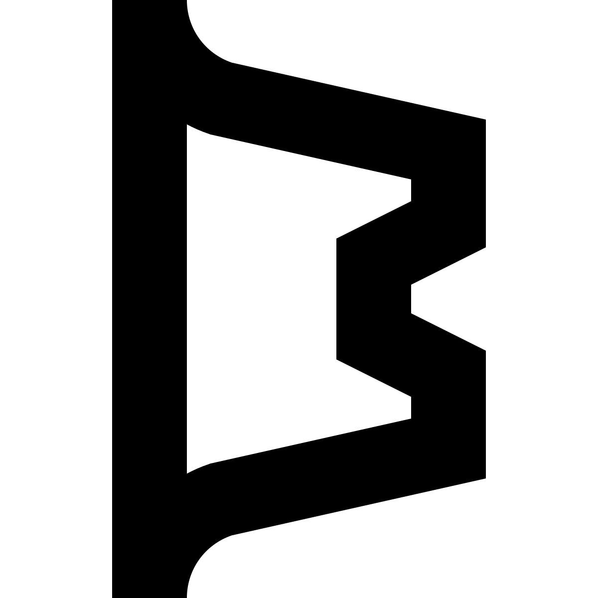 tiny glyph style arco degli arcieri icon